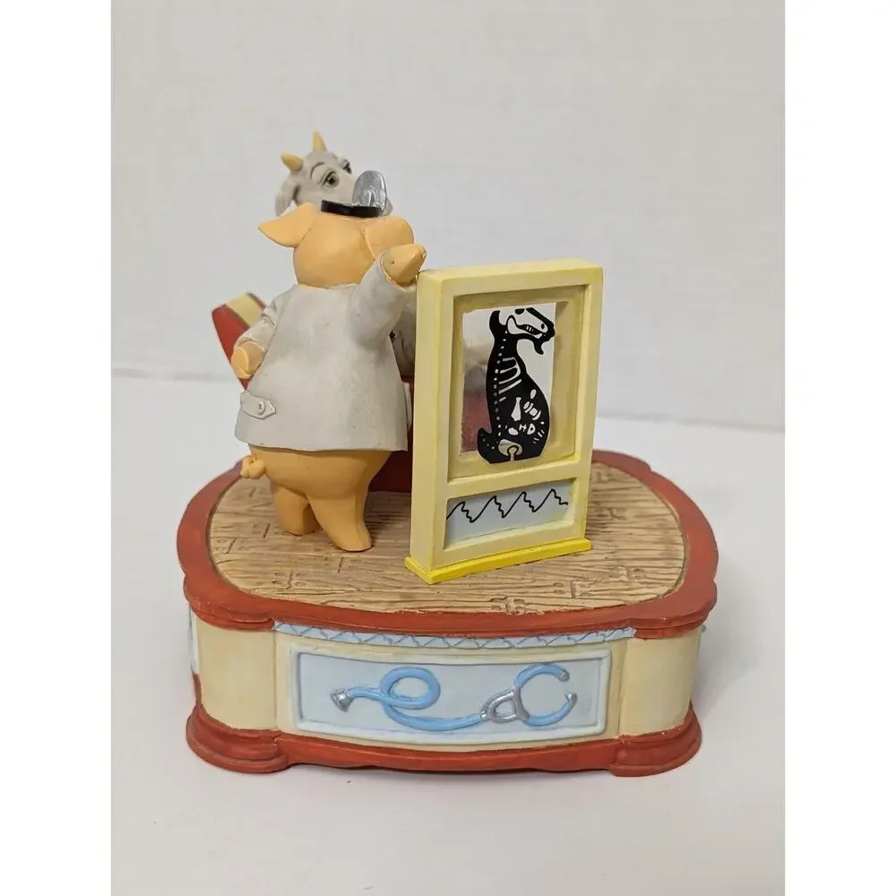 Vtg San Francisco Music Box Co 1992 Doctor Pig Plays Spoonful of Sugar